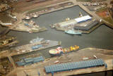 Leith Docks  -  Cranes and Reflections