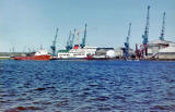 The last ferry to be  built by Henry Robb -  St Helen  -  Photo taken 1984