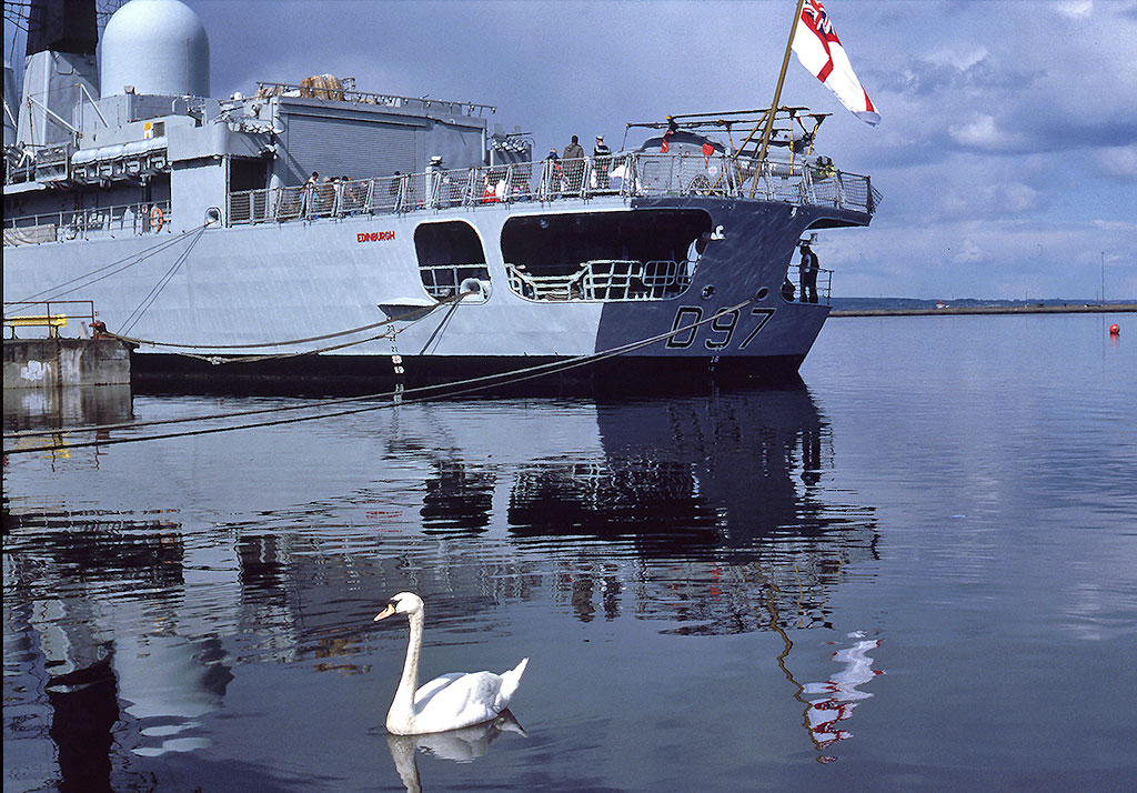 Leith Docks  -  'HMS Edinburgh'