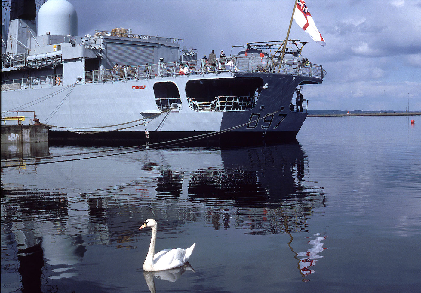 Leith Docks  -  'HMS Edinburgh'