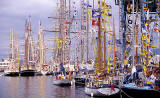 Leith Docks  -  Tall Ships + Flags