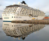 Leith Western Harbour  -  'The World' + reflection