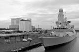 D32, HMS Darling, Type 45 Destroyer at Leith Western Harbour  -  November 21, 2009