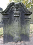 Gravestone in North Leith Graveyard  -  John Broun, died 1744