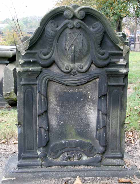 Gravestone in North Leith Graveyard  -  Adam Smith and others, died 1747-69