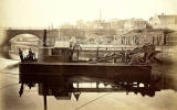 Water of Leith - dredger near Junction Bridge, Leith