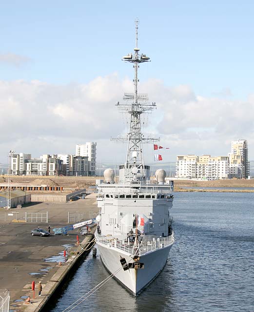 Latouche-Treville (D646)  -  George Leygues class frigate in the French Navy, at Leith Western Harbour