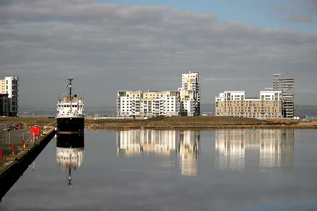 The Northern Lighthouse Ship 'Pole Star' at Leith Western Harbour - March 2007