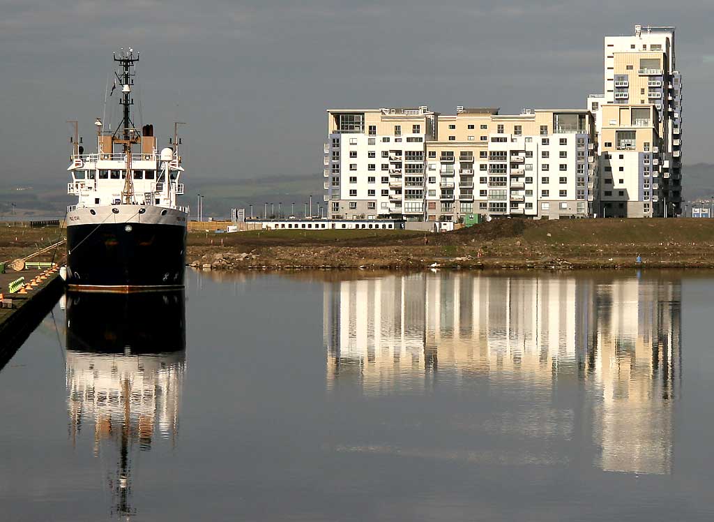 The Northern Lighthouse Ship 'Pole Star' at Leith Western Harbour - March 2007