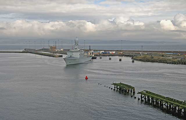 Latouche-Treville (D646)  -  George Leygues class frigate in the French Navy, at Leith Western Harbour