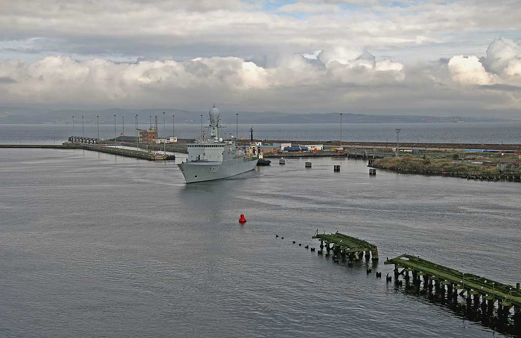 Latouche-Treville (D646)  -  George Leygues class frigate in the French Navy, at Leith Western Harbour