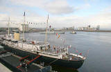 HDMS Thetis (F357), Royal Danish Navy Ocean Patrol Vessel at Leith Western Harbour