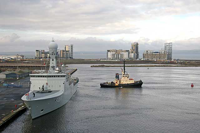 Latouche-Treville (D646)  -  George Leygues class frigate in the French Navy, at Leith Western Harbour