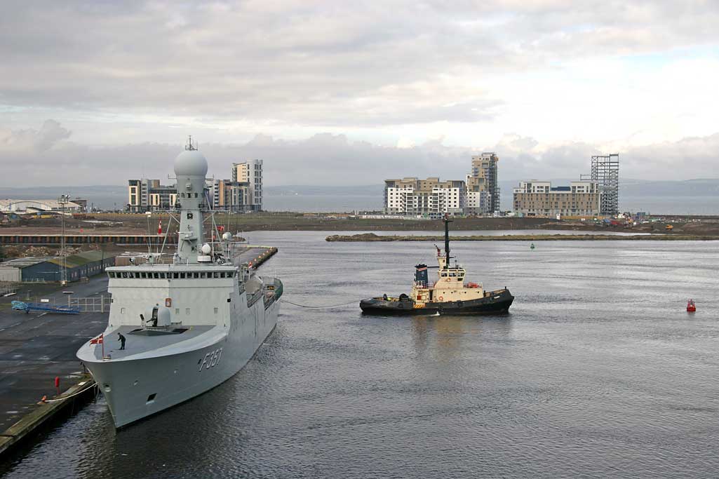 Latouche-Treville (D646)  -  George Leygues class frigate in the French Navy, at Leith Western Harbour