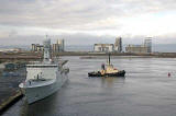 HDMS Thetis (F357), Royal Danish Navy Ocean Patrol Vessel at Leith Western Harbour