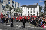 Liinlithgow Marches - The procession moves off - June 19, 2012