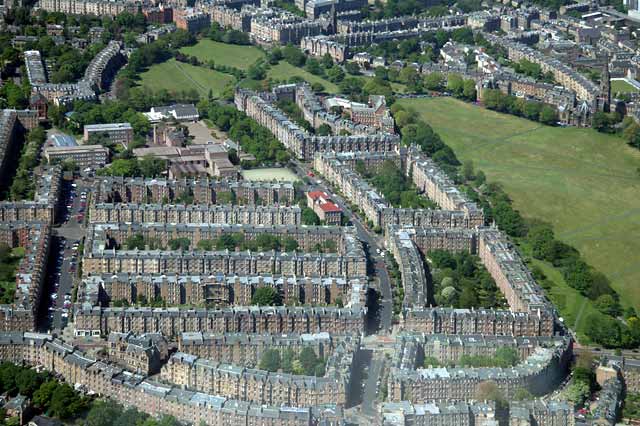 Marchmont  -  view from helicopter