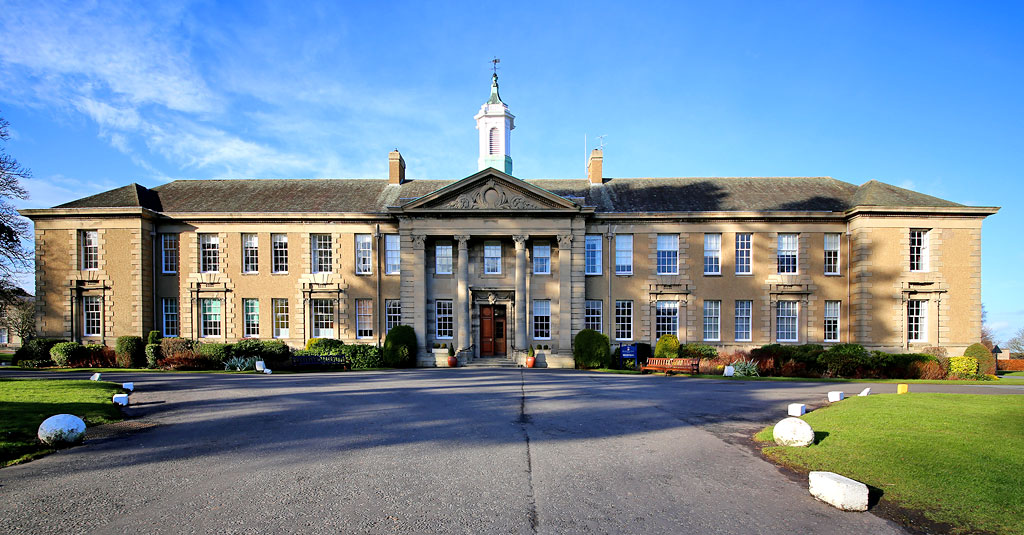 Merchiston Castle School  -  The main School Building and Drive