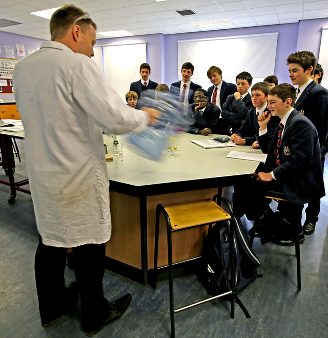 Merchiston Castle School  -  Chemistry Lesson  -  February 2013