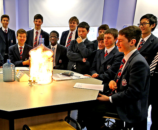 Merchiston Castle School  -  Chemistry Lesson  -  February 2013