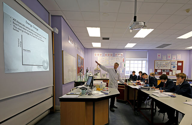 Merchiston Castle School  -  Chemistry Lesson  -  February 2013