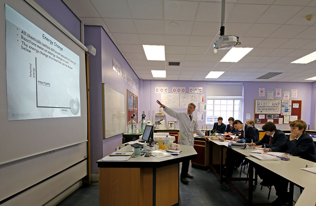 Merchiston Castle School  -  Chemistry Lesson -  February 2013