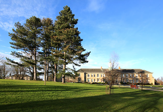 Merchiston Castle School  -  The main School Building and Trees