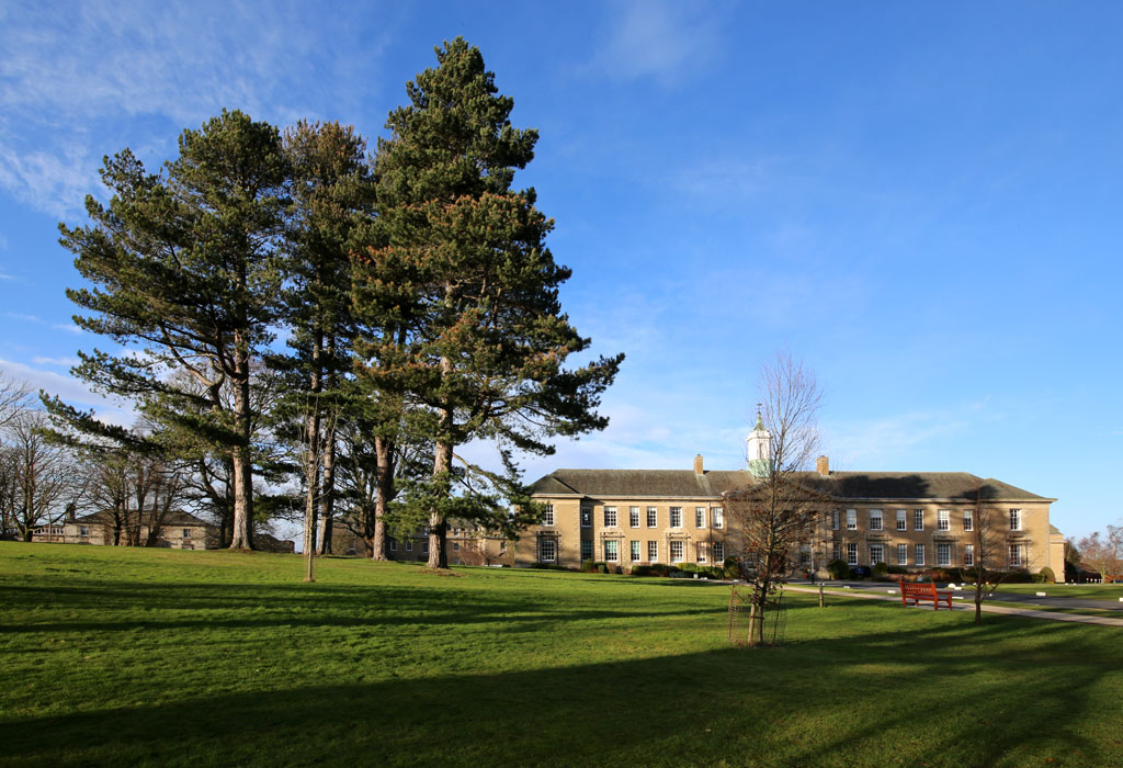 Merchiston Castle School  -  The main School Building and Trees
