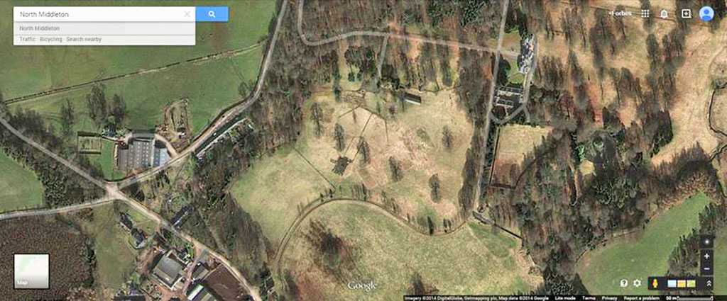 Google Maps View of the location of Middleton Camp
