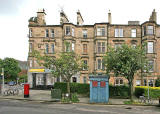 Police Box at Belhaven Terrace, Morningside