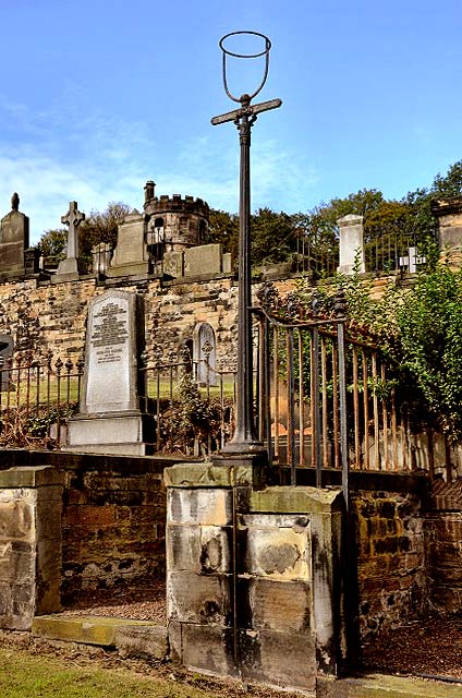 Old Lamp Post at New Calton Cemetery