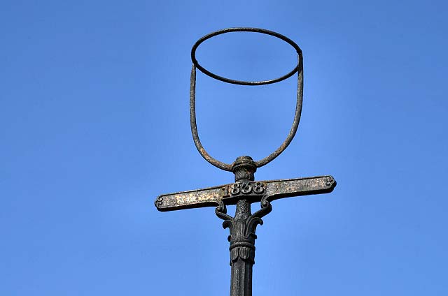 Old Lamp Post at New Calton Cemetery