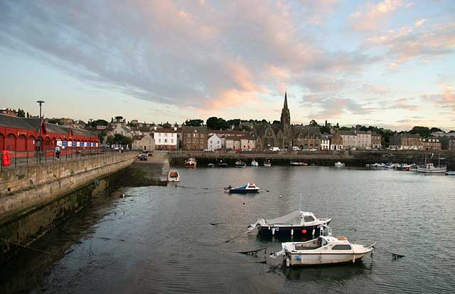 Clouds over Newhaven in the Firth of Forth  -  September 2005