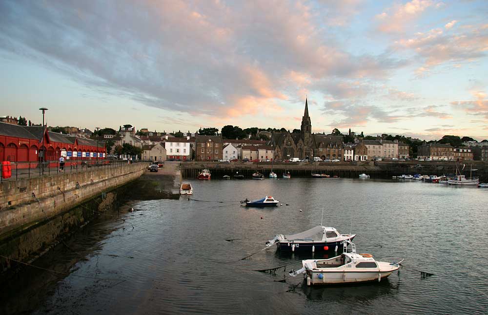 Clouds over Newhaven in the Firth of Forth  -  September 2005