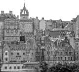 Looking towards the Old Town of Edinburgh from Princes Street