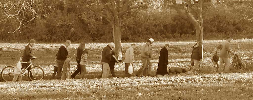 Oxgangs  -  The day of the demolition of high-rise flats, Allermuir Court and Caerketton Court