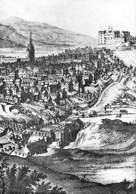 Physic Garden beside Trinity Hospital - 1675-1763