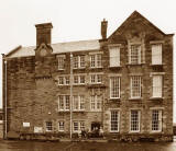 Photograph former pupils visiting Towerbank School, Portobello, taken during the filming of the video:  "Memories of Portobello - It always seemed to be sunny"