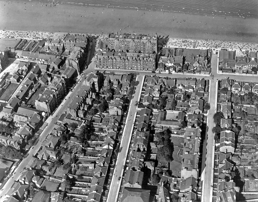 Portobello Streets and Beach  -  Aerial View, 1930