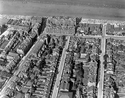 Portobello Streets and Beach  -  Aerial View, 1930