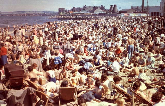 Portobello  -  Crowded Beach, 1957 or 1958