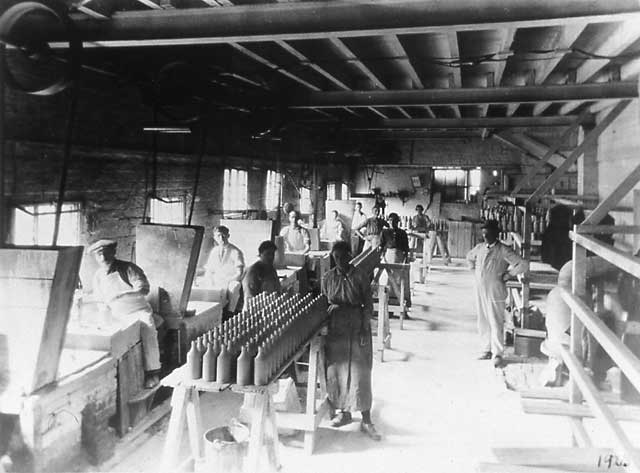 A W Buchan & Co  -  Waverley Pottery  -  Portobello  -  Throwing Shop, 1923