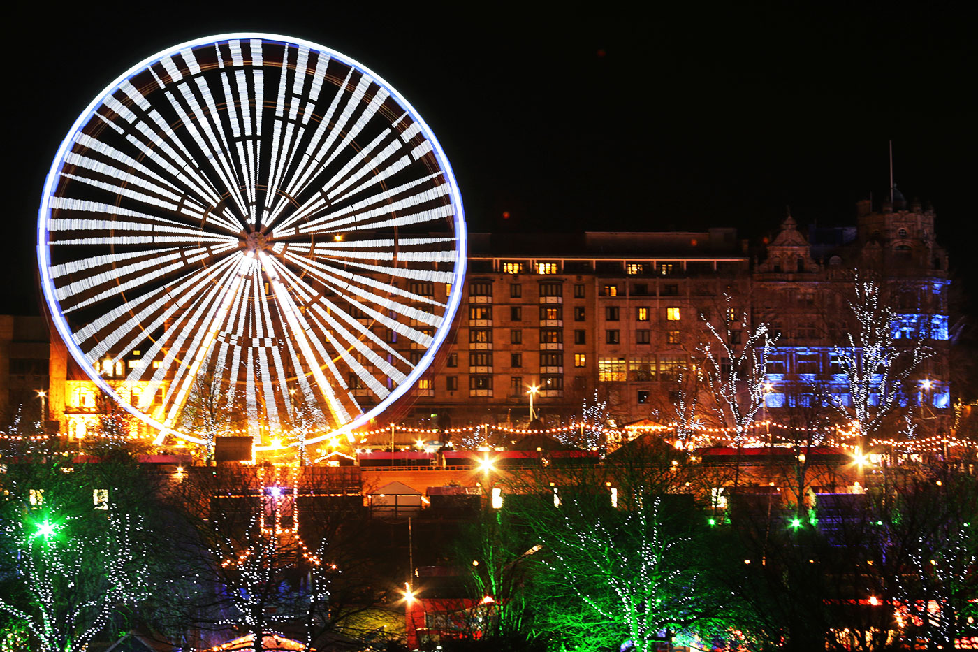 Edinburgh Wheel, East Princes Street Gardens  -  Photo taken November 2014