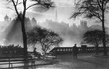 ist in November in the 1950s  -  Looking across Princes Street Gardens towards Edinburgh Old Town