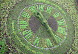 Winter Floral Clock in West Princes Street Gardens  -  January 8, 2007