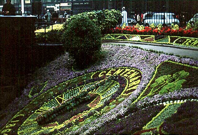 Floral Clock in Princes Street Gardens, 1964