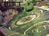 Floral Clock in Princes Street Gardens, 1972