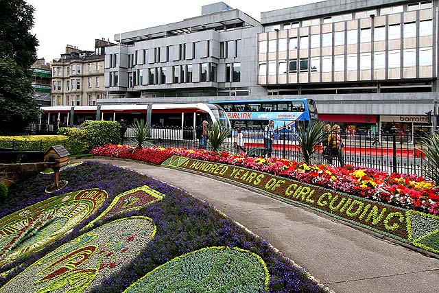 Floral Clock  in Princes Street Gardens  -  August 2010