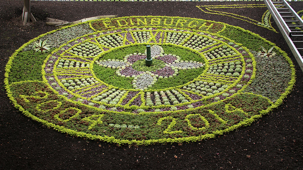 Princes Street Gardens, Floral Clock, 2014