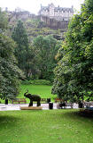 Jungle City Exhibition -  One of the exhibits in West Princes Street Gardens, Edinburgh  -  September 2011